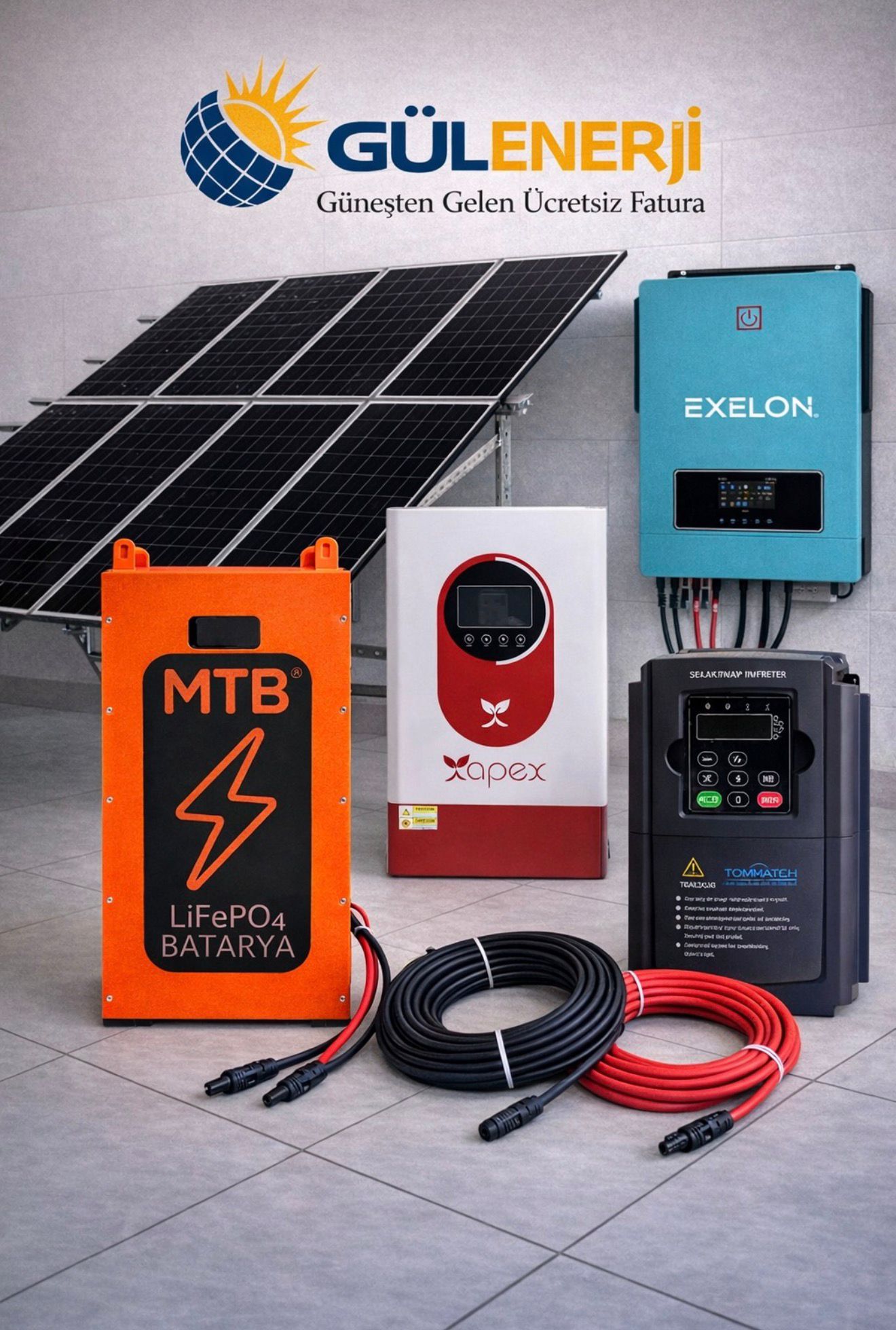 16 KW AKÜLÜ OFF-GRİD AKILLI EV SİSTEMİ
